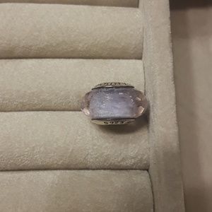 Authentic pandora light purple shimmer faceted